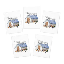 Load image into Gallery viewer, Crazy Chicken Lady Design Greeting Cards (5-Pack)
